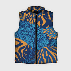 Женский жилет Леопёрдовые пестринки, цвет: 3D-черный