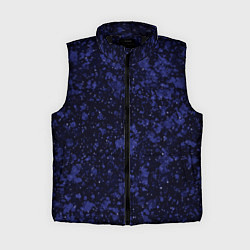Женский жилет Тёмно-синий космический абстракция