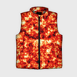 Женский жилет Vulcan lava texture