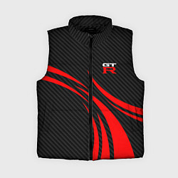 Женский жилет GTR Nissan - Carbon and red