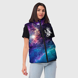 Женский жилет Iron Maiden space rock, цвет: 3D-черный — фото 2