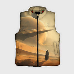Женский жилет Пустыня и космический корабль - Дюна
