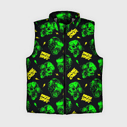 Женский жилет Game over press start, цвет: 3D-светло-серый