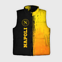 Женский жилет Napoli - gold gradient по-вертикали, цвет: 3D-черный