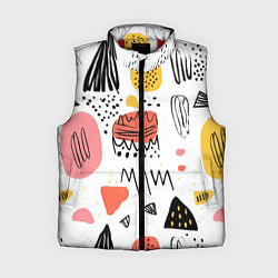 Женский жилет Паттерн узоры, цвет: 3D-красный