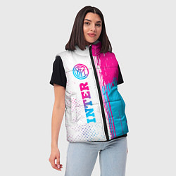 Женский жилет Inter neon gradient style по-вертикали, цвет: 3D-черный — фото 2
