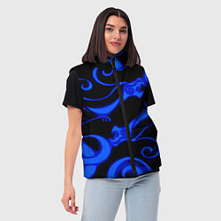 Женский жилет Призрачное тату дракона, цвет: 3D-светло-серый — фото 2