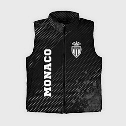 Женский жилет Monaco sport на темном фоне вертикально, цвет: 3D-черный