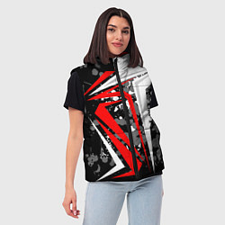 Женский жилет Extreme geometry, цвет: 3D-светло-серый — фото 2