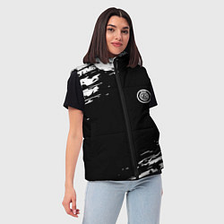 Женский жилет Inter абстрактные краски текстура, цвет: 3D-красный — фото 2