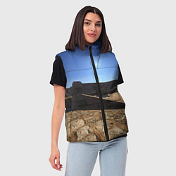 Женский жилет Dust2 full 3d 4k, цвет: 3D-красный — фото 2
