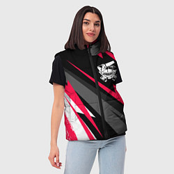 Женский жилет Tokyo Ghoul electro lines, цвет: 3D-черный — фото 2