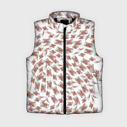 Женский жилет Деньги рубли