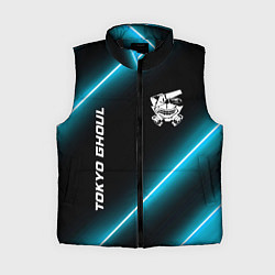 Женский жилет Tokyo Ghoul неоновые лампы, цвет: 3D-черный