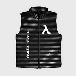 Женский жилет Half-Life metal game lines, цвет: 3D-черный
