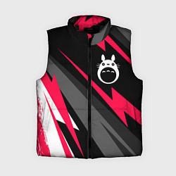 Женский жилет Totoro electro lines, цвет: 3D-черный