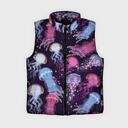 Женский жилет Светящиеся медузы