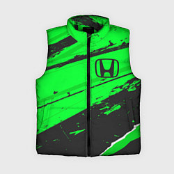 Женский жилет Honda sport green, цвет: 3D-черный