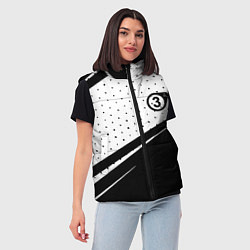 Женский жилет Half life pattern valve, цвет: 3D-светло-серый — фото 2