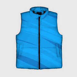 Женский жилет Насыщенный голубой полосами