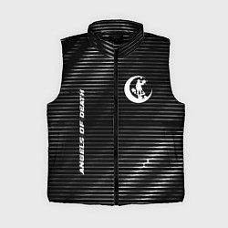 Женский жилет Angels of Death metal anime lines, цвет: 3D-черный