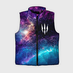 Женский жилет The Witcher space game, цвет: 3D-черный