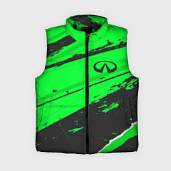 Женский жилет Infiniti sport green, цвет: 3D-черный