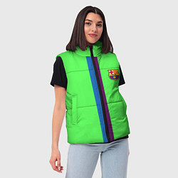 Женский жилет Barcelona fc sport line, цвет: 3D-черный — фото 2