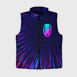 Женский жилет Spirited Away neon blast lines, цвет: 3D-черный