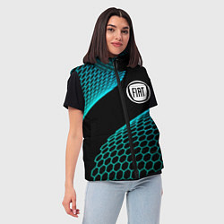 Женский жилет Fiat electro hexagon, цвет: 3D-черный — фото 2