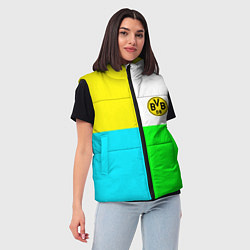 Женский жилет Borussia color cport, цвет: 3D-красный — фото 2