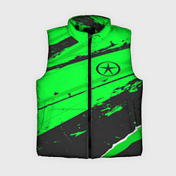 Женский жилет JAC sport green, цвет: 3D-черный