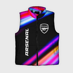 Женский жилет Arsenal speed game lights, цвет: 3D-черный