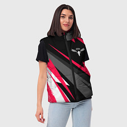 Женский жилет Tokyo Revengers electro lines, цвет: 3D-черный — фото 2