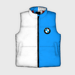 Женский жилет BMW sport blue white, цвет: 3D-красный