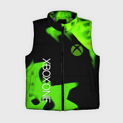 Женский жилет Xbox one green flame