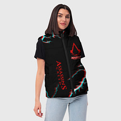 Женский жилет Assassins Creed strom, цвет: 3D-черный — фото 2