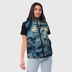 Женский жилет Denim rags - fashion trend, цвет: 3D-светло-серый — фото 2