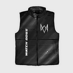 Женский жилет Watch Dogs metal game lines, цвет: 3D-черный