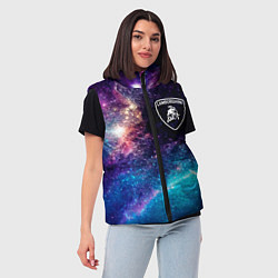 Женский жилет Lamborghini space auto, цвет: 3D-черный — фото 2