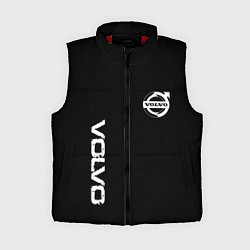 Женский жилет Volvo white logo auto