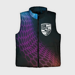 Женский жилет Porsche neon hexagon