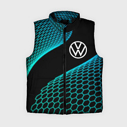 Женский жилет Volkswagen electro hexagon, цвет: 3D-черный