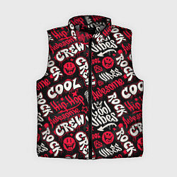Женский жилет Крутая команда, цвет: 3D-светло-серый