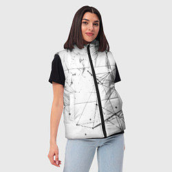 Женский жилет Белый плексус, цвет: 3D-черный — фото 2