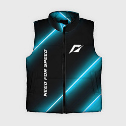 Женский жилет Need for Speed неоновые лампы, цвет: 3D-черный