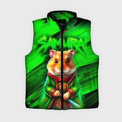 Женский жилет Хомячок самурай