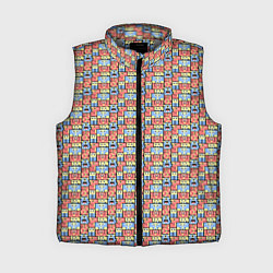 Женский жилет Монстры и человечки, цвет: 3D-светло-серый