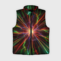 Женский жилет Абстрактная энергия, цвет: 3D-красный