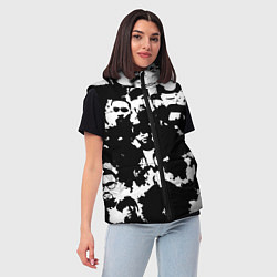 Женский жилет Все рэперы черно белый, цвет: 3D-светло-серый — фото 2